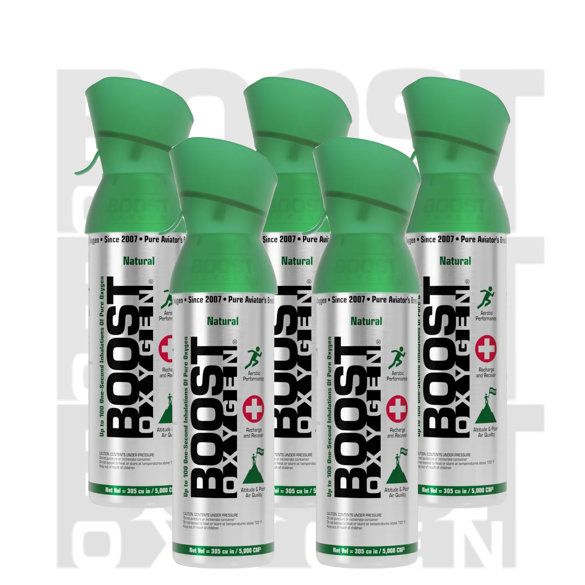 Boost Oxygen® Supplemental Oxygen(5-pieces Medium)